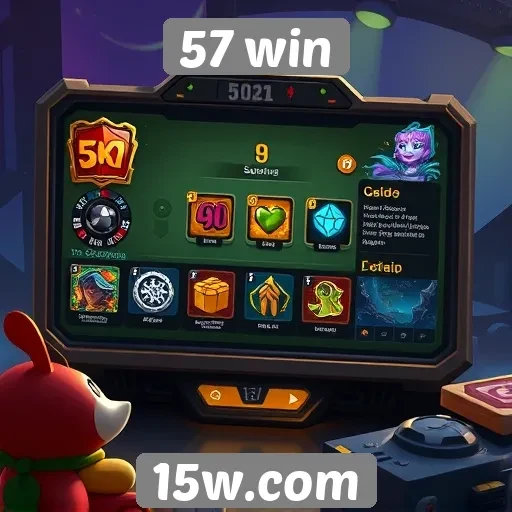 Explorando a interface de usuário do 57 win